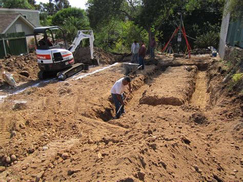 digging out existing foundations